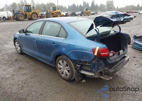 2017 Volkswagen Jetta 1.4T S z USA, uszkodzony, nr VIN 3VW2B7AJ0HM279829